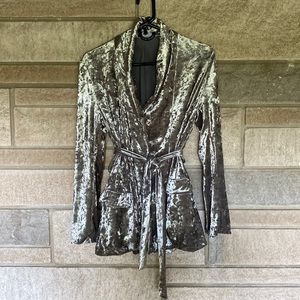 Carre Noir velvet jacket. Gorgeous.